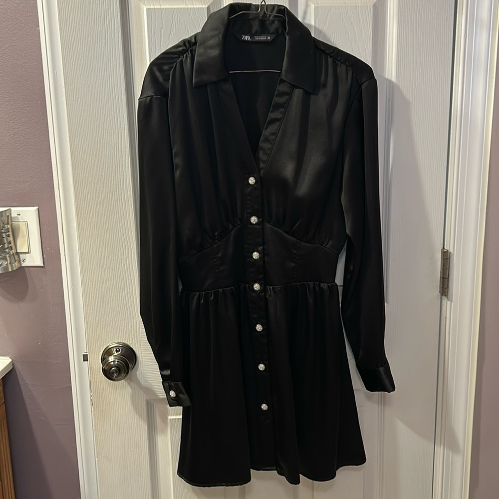Zara black dress